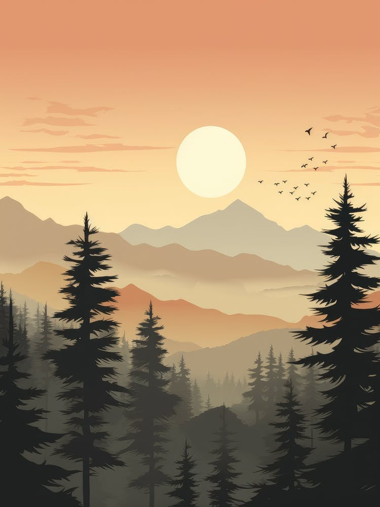 Sunset In The Mountains 9