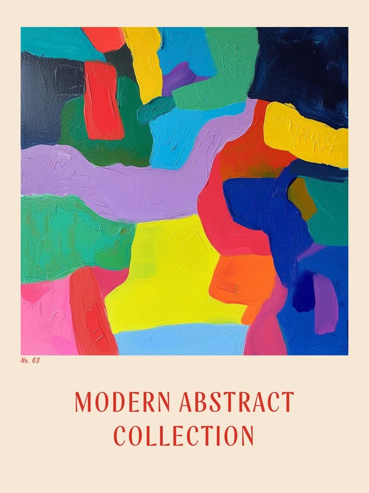 Modern Abstract Collection Poster 63
