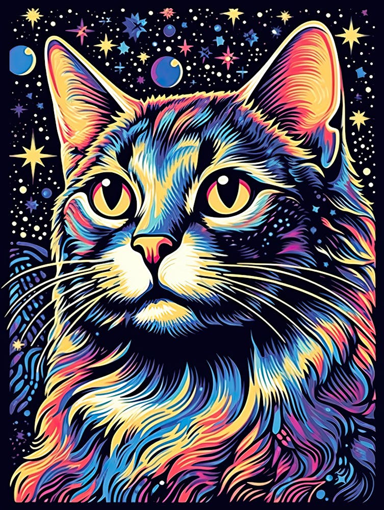 Celestial Pawfusion, Psychedelic Cats series