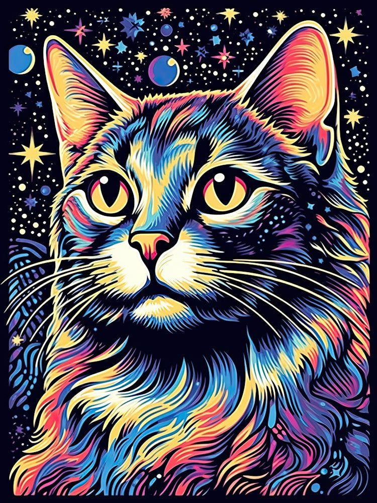 Celestial Pawfusion, Psychedelic Cats series