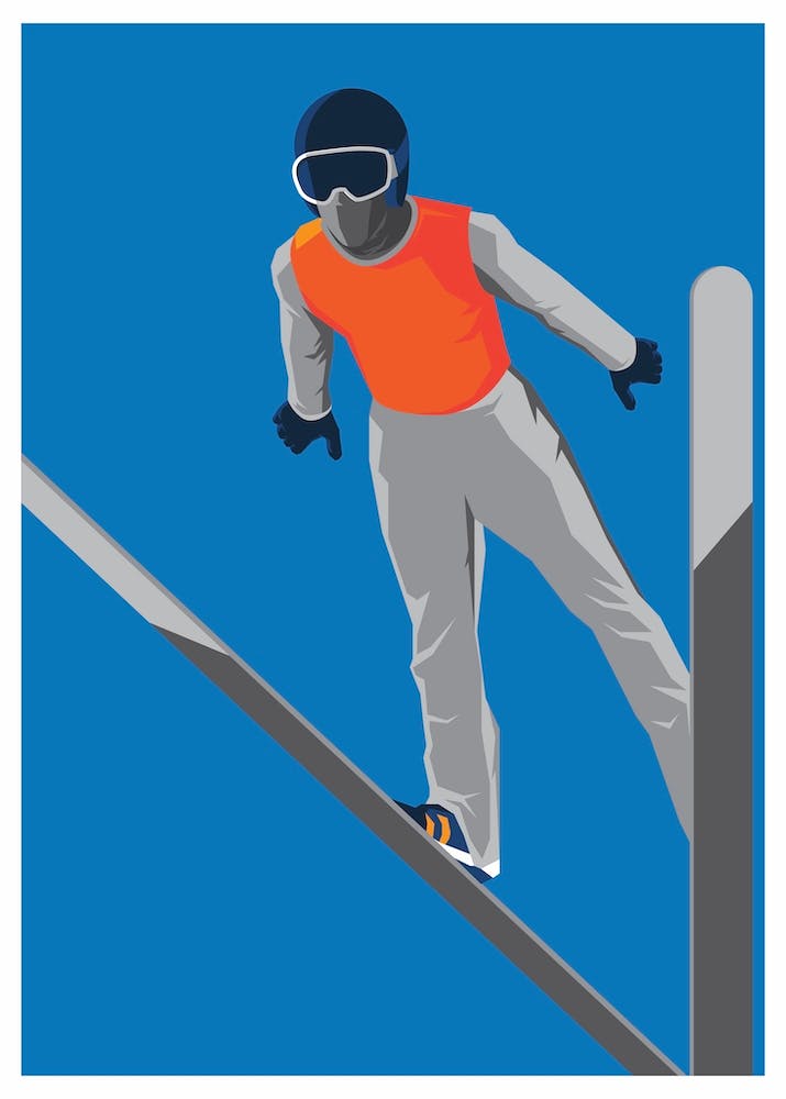 Wintersport Ski Abfahrt Alpen Skifahren 4