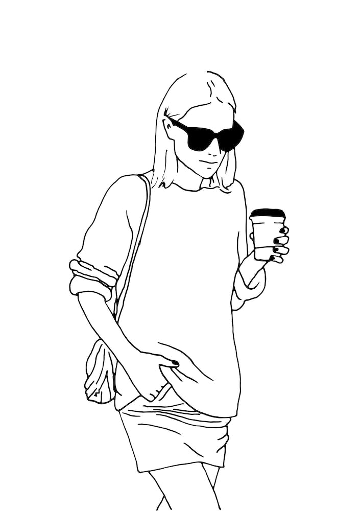Woman With Coffee