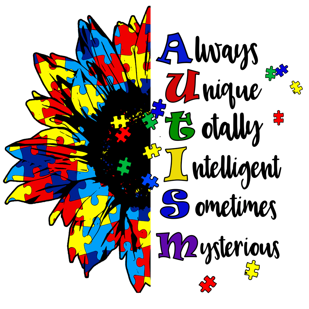 Autism Sunflower