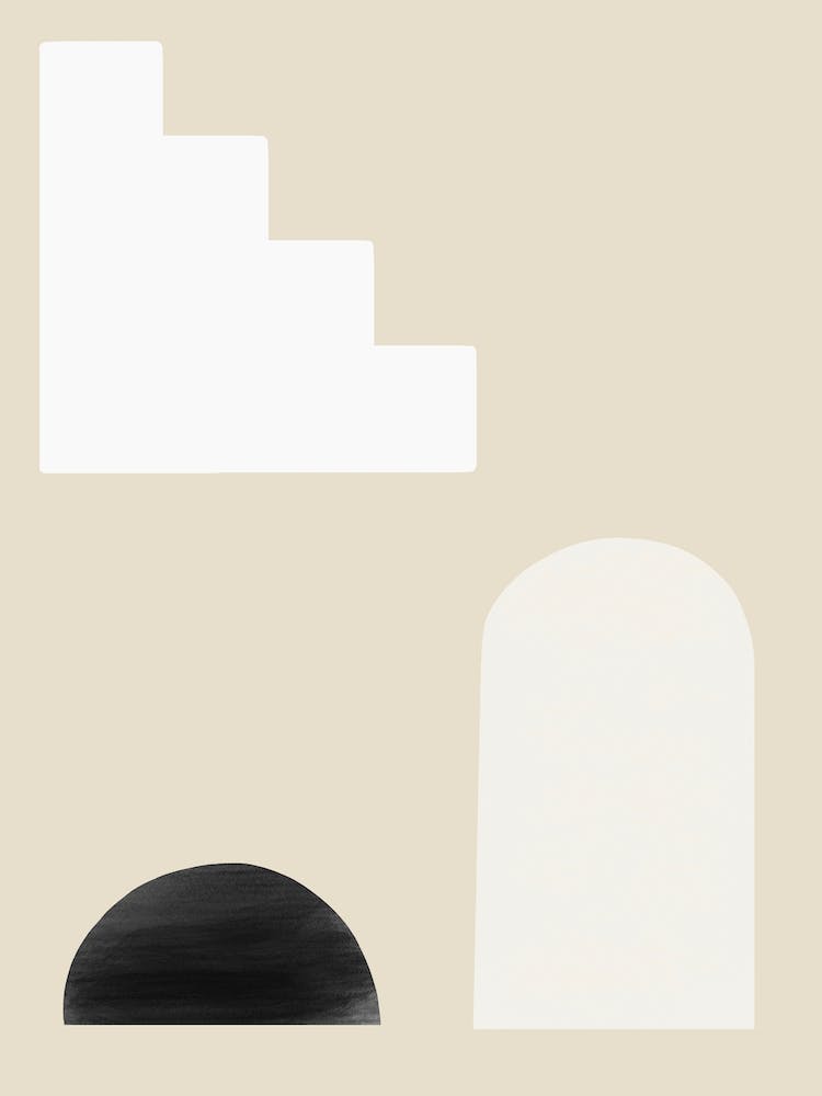 Boho Szenerie 1 Schwarz