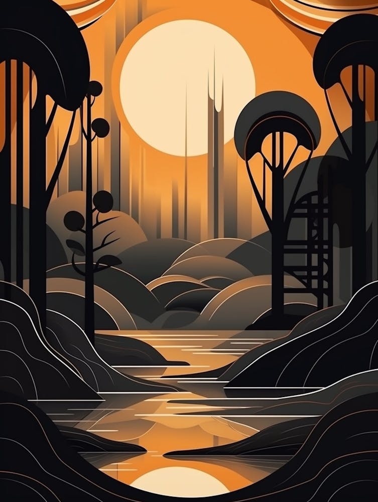 Art Deco Abstract Minimalist 9