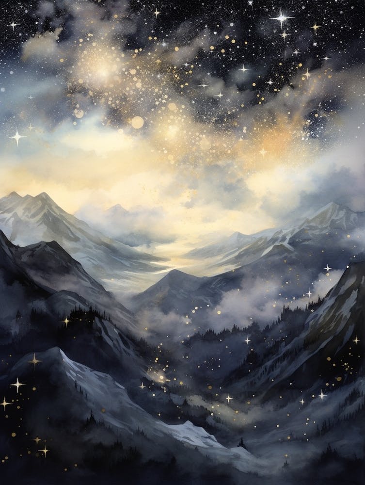 Winter Night Scape 2