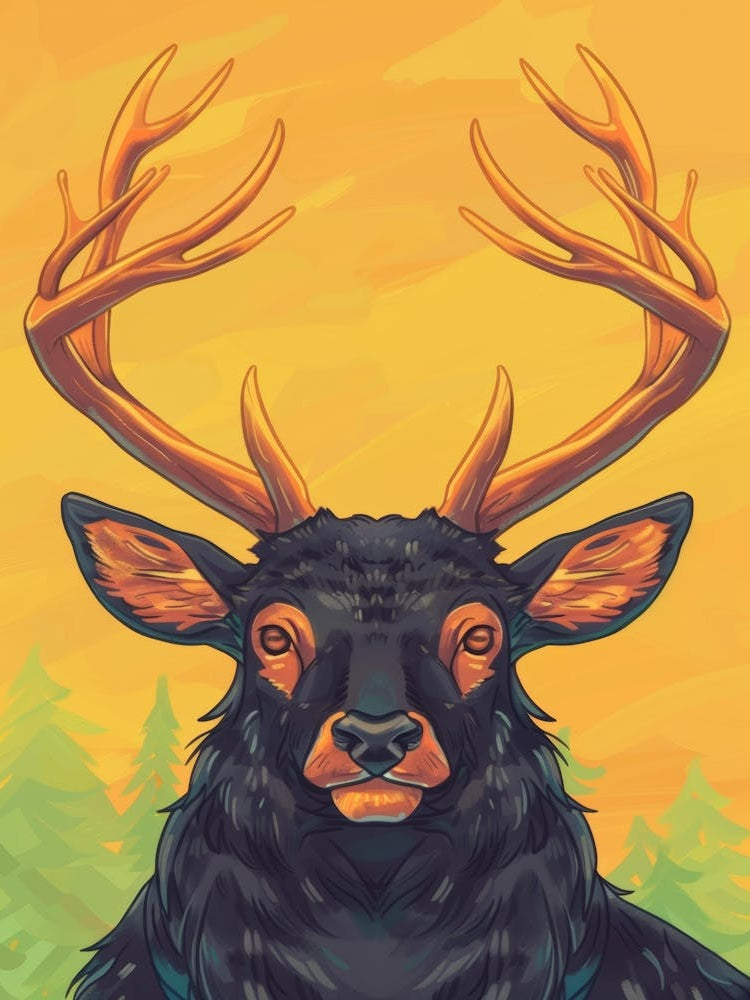 Deer Illustration 7