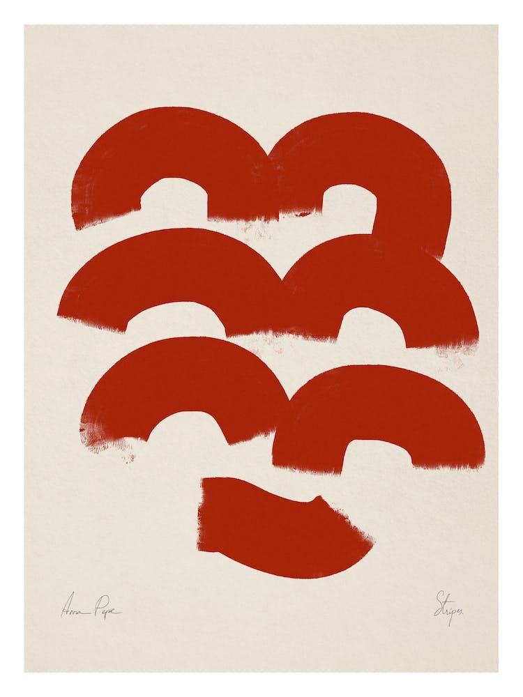 Abstract Red Composition 01