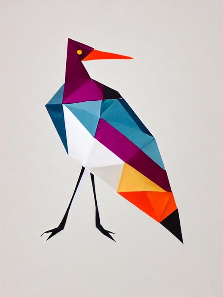 Stork Origami Bird