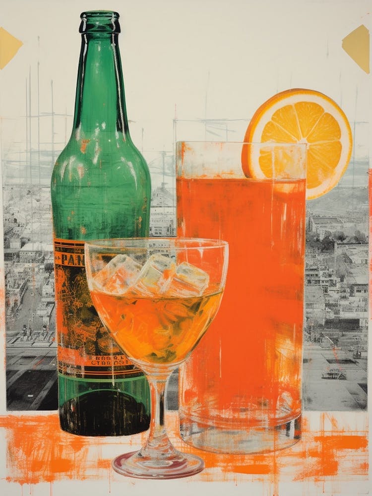 Retro Cocktail Screen Print Inspired 4