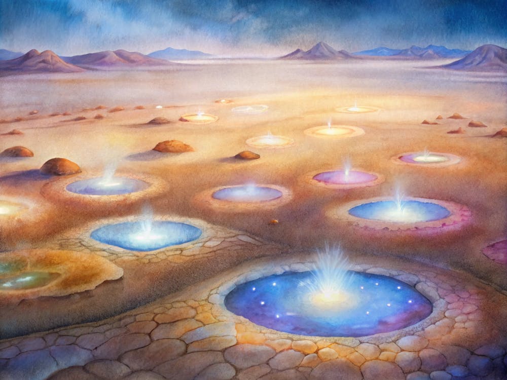 A Glowing Design Of The Fairy Circles In Namibia S