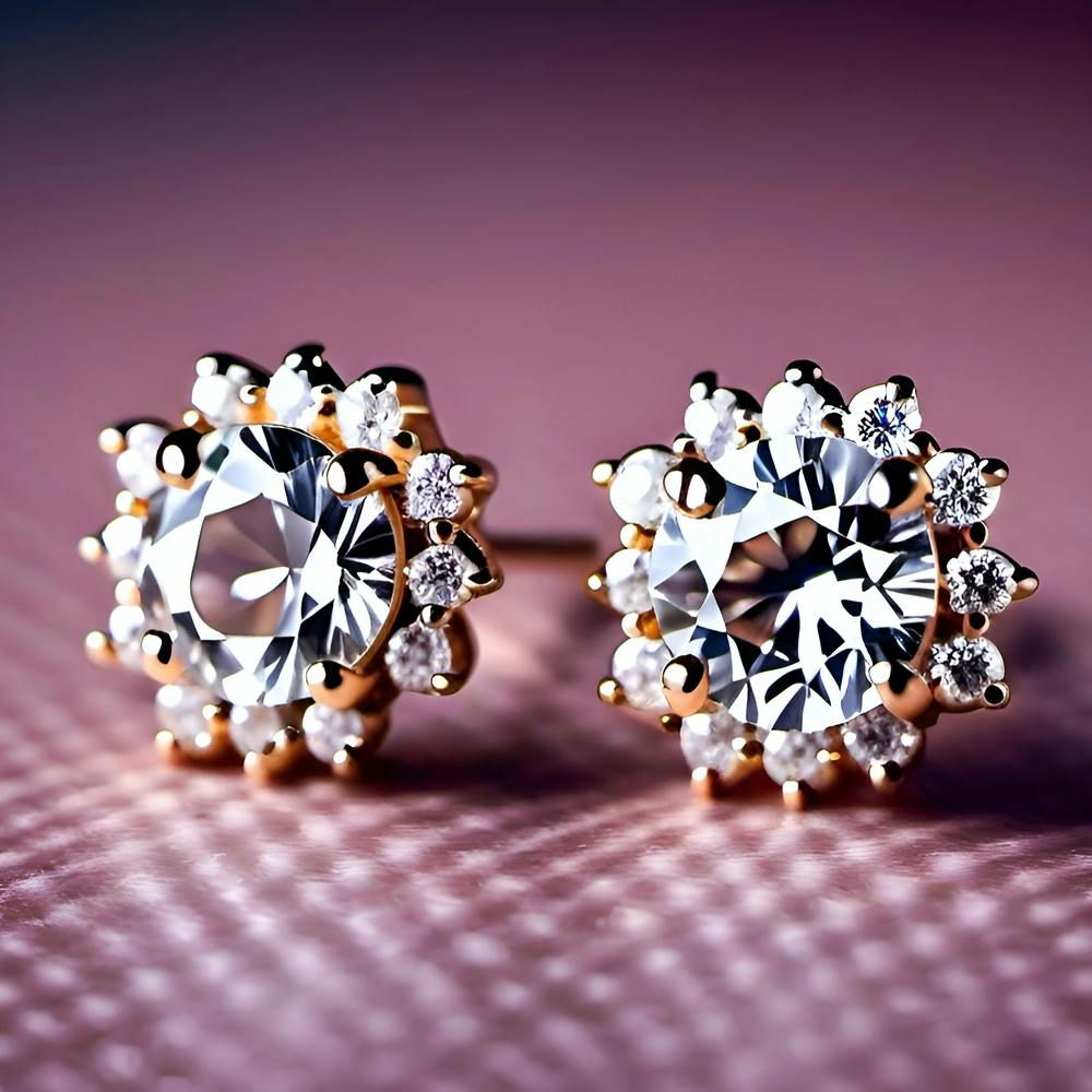 Diamond Stud Earrings
