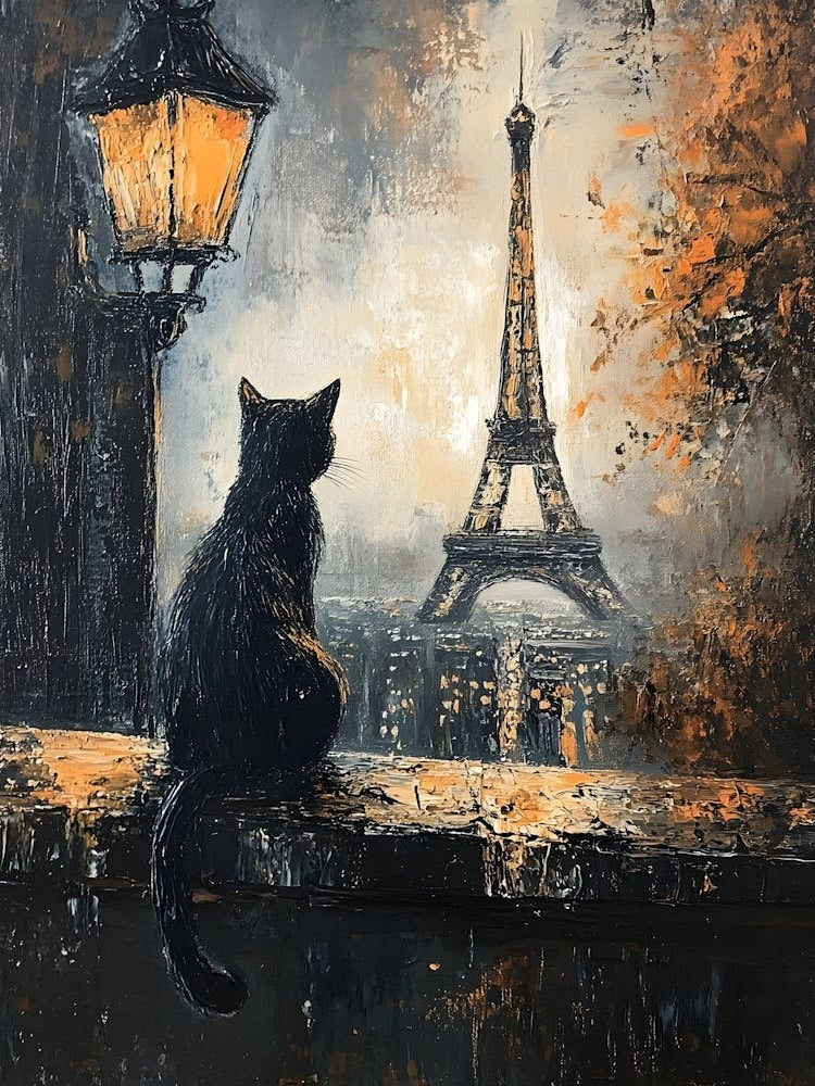 Black Cat In Paris 3