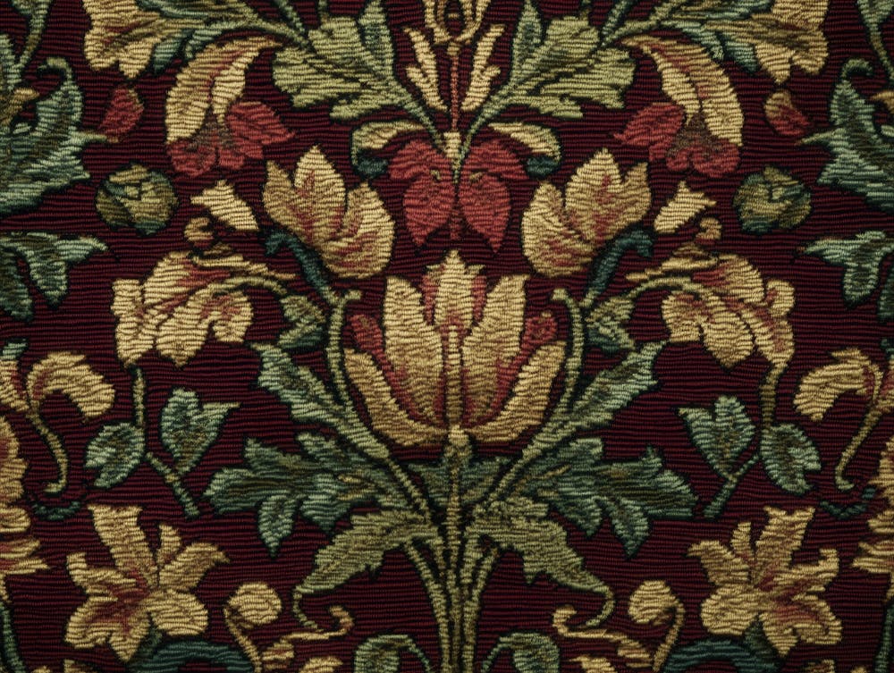 Burgundy And Gold