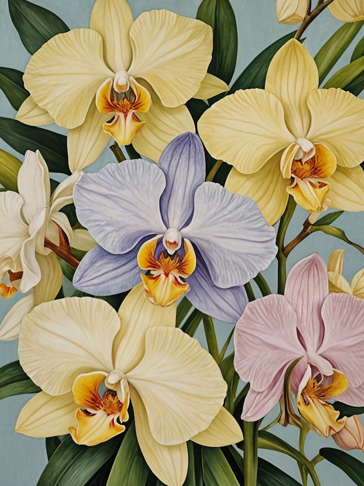 Pastel Orchids no2