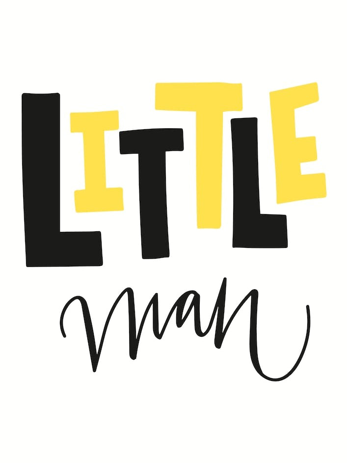 Little Man Yellow and Black