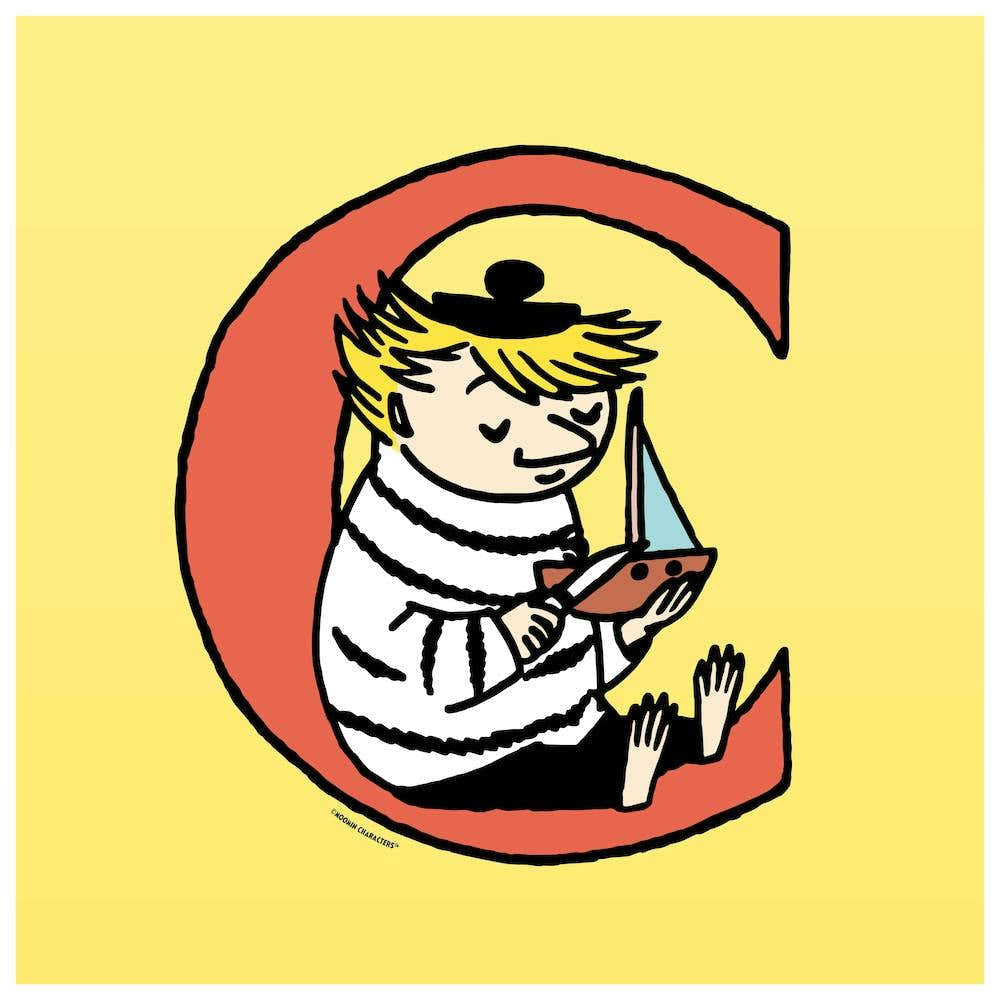 Moomin Collection Alphabet Letter C