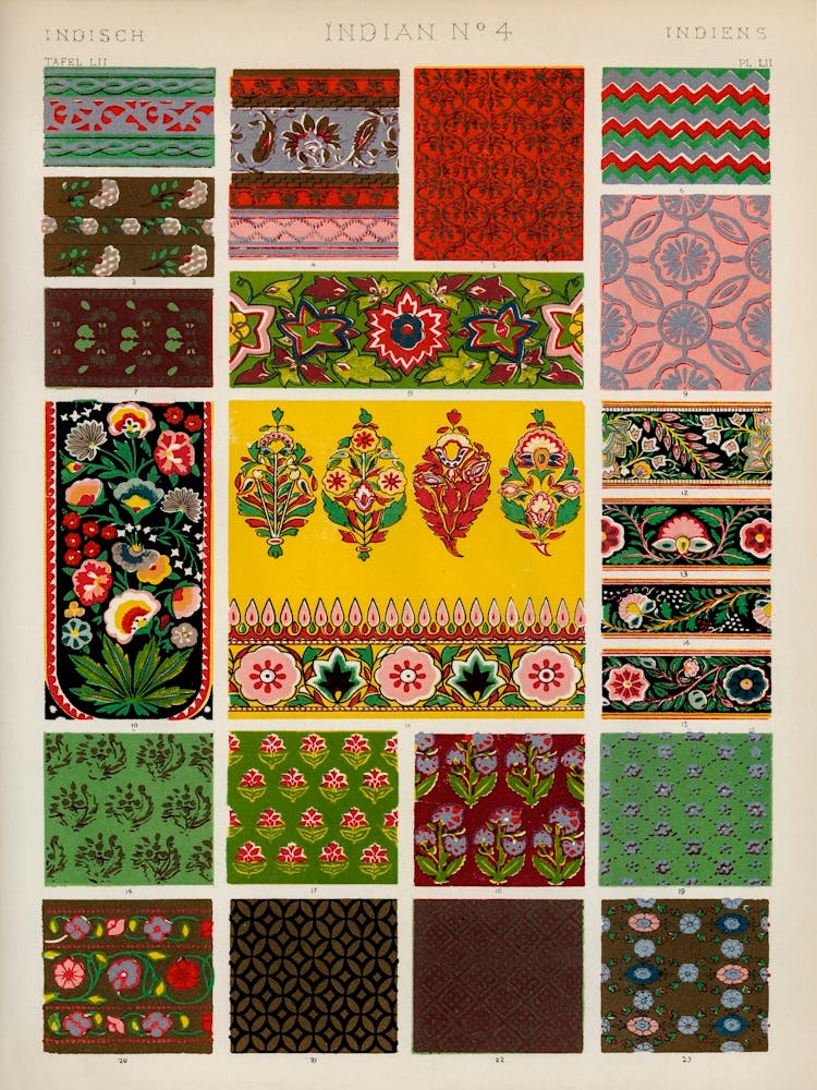 Vintage Pattern Illustration, Owen Jones                                                                                             