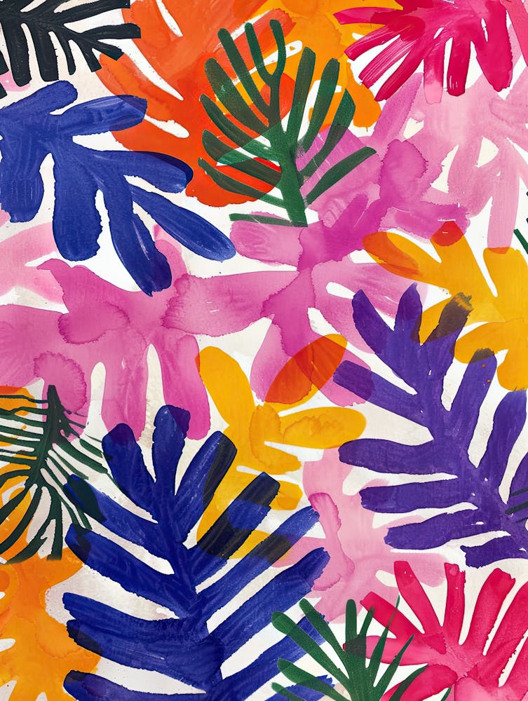 Dynamic Leaves Matisse Style