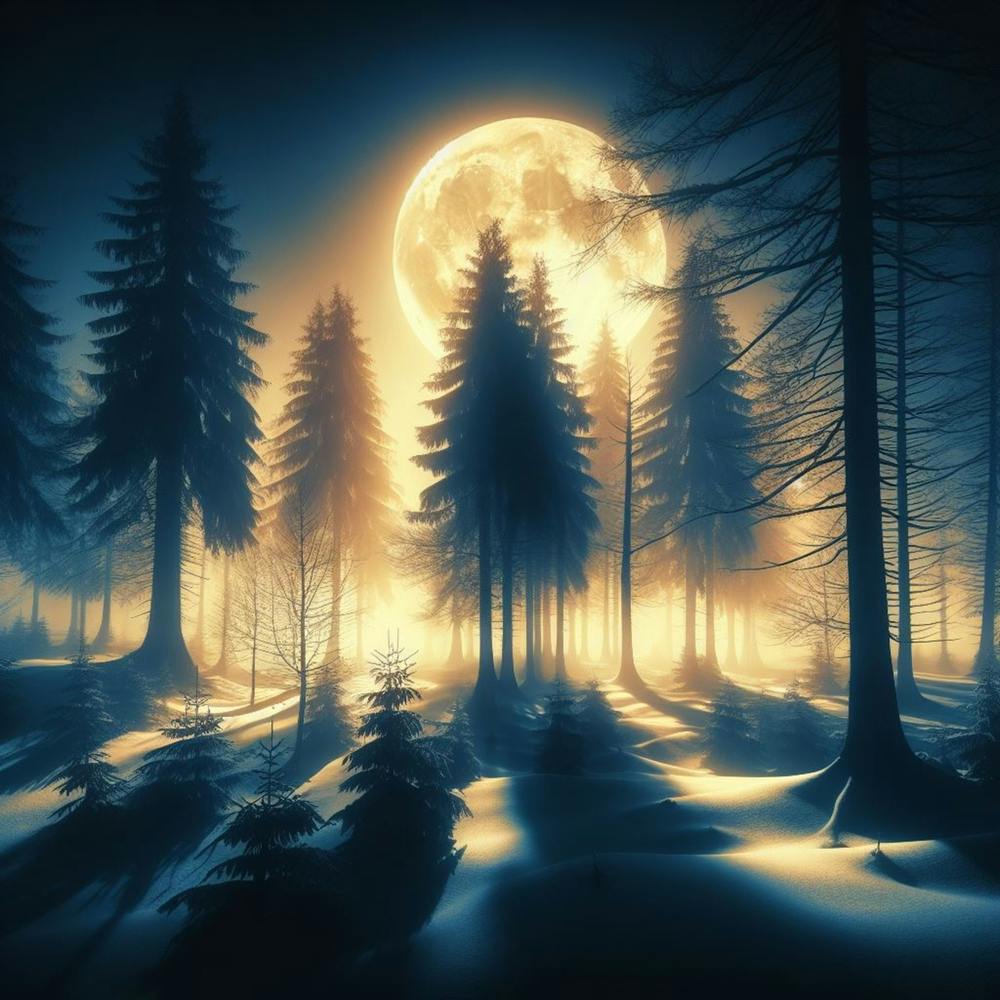 Forest At Night