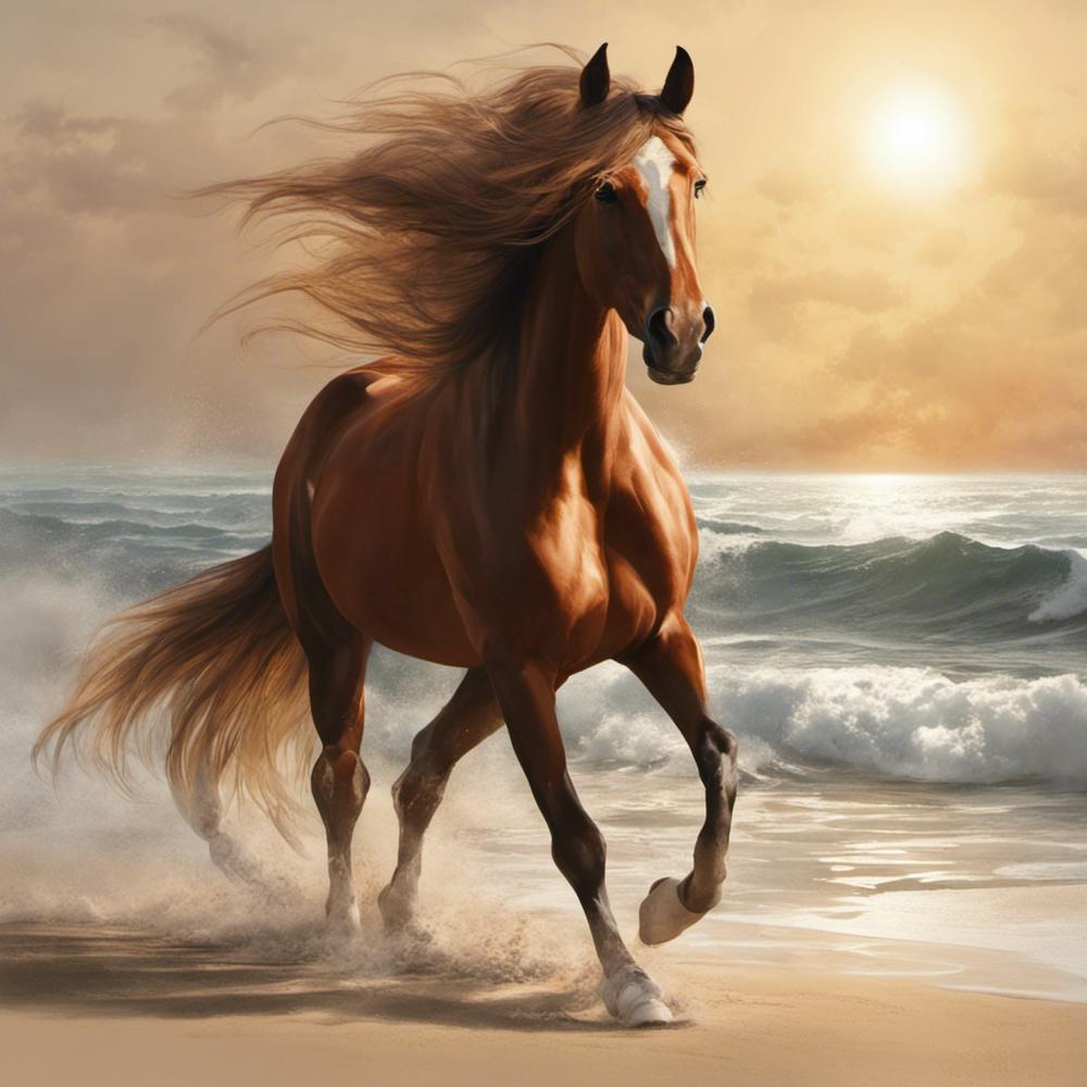 Horse On The Beach