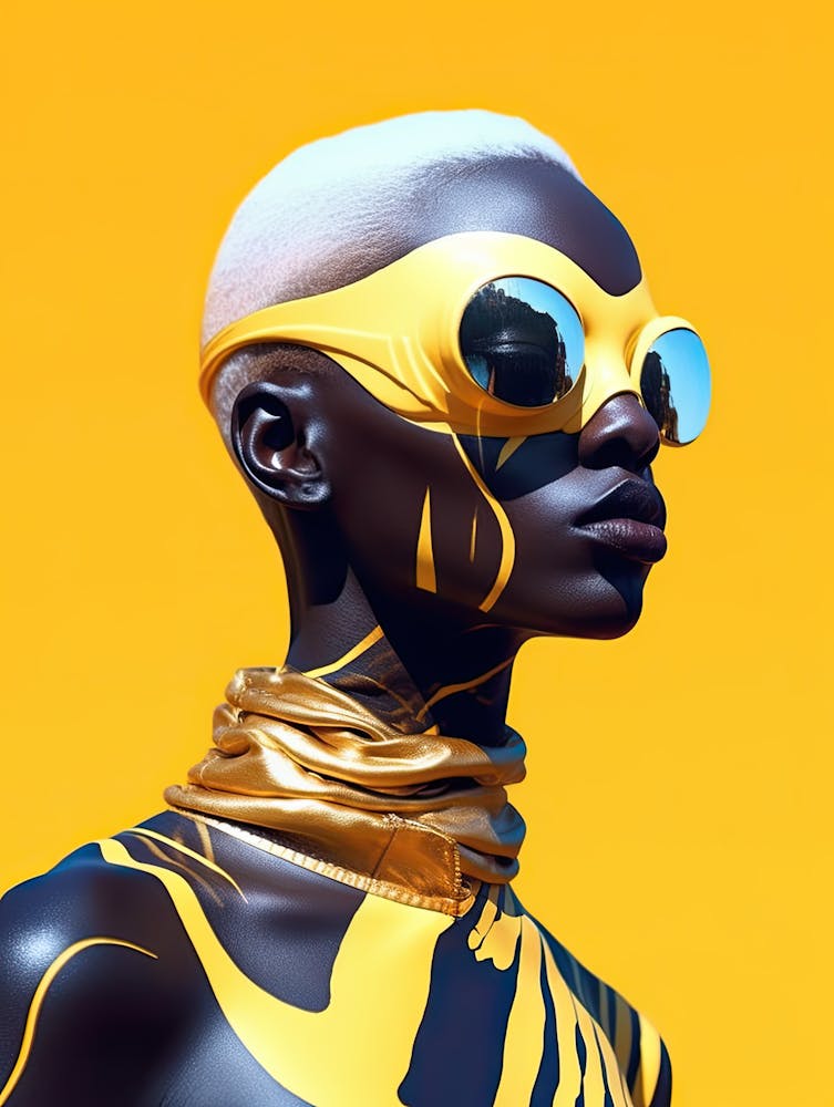 Mode-Nebel: Afrofuturistischer Galaxien-Spaziergang