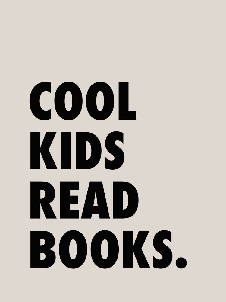 Cool Kids Read Books