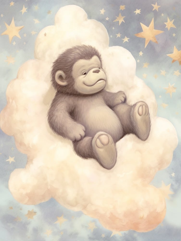 Sleeping Baby Gorilla 1