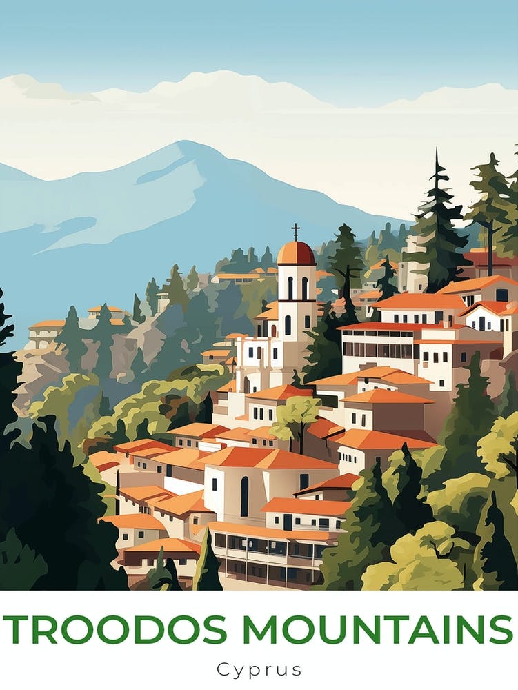 Zypern Troodos-Gebirge Reise