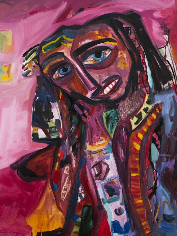 Femme En Rose - Art
