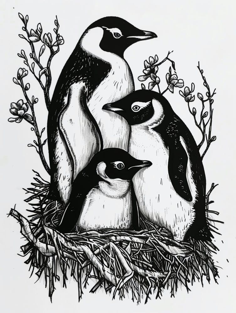 Emperor Penguin Nesting 1