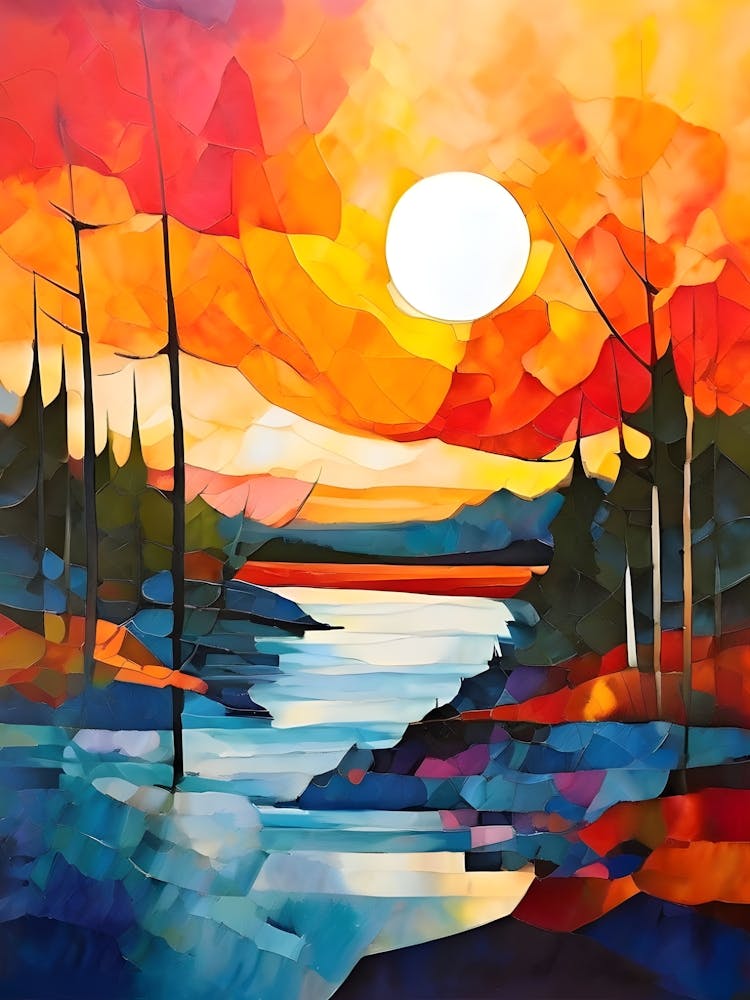 Sunset At The Lake 2