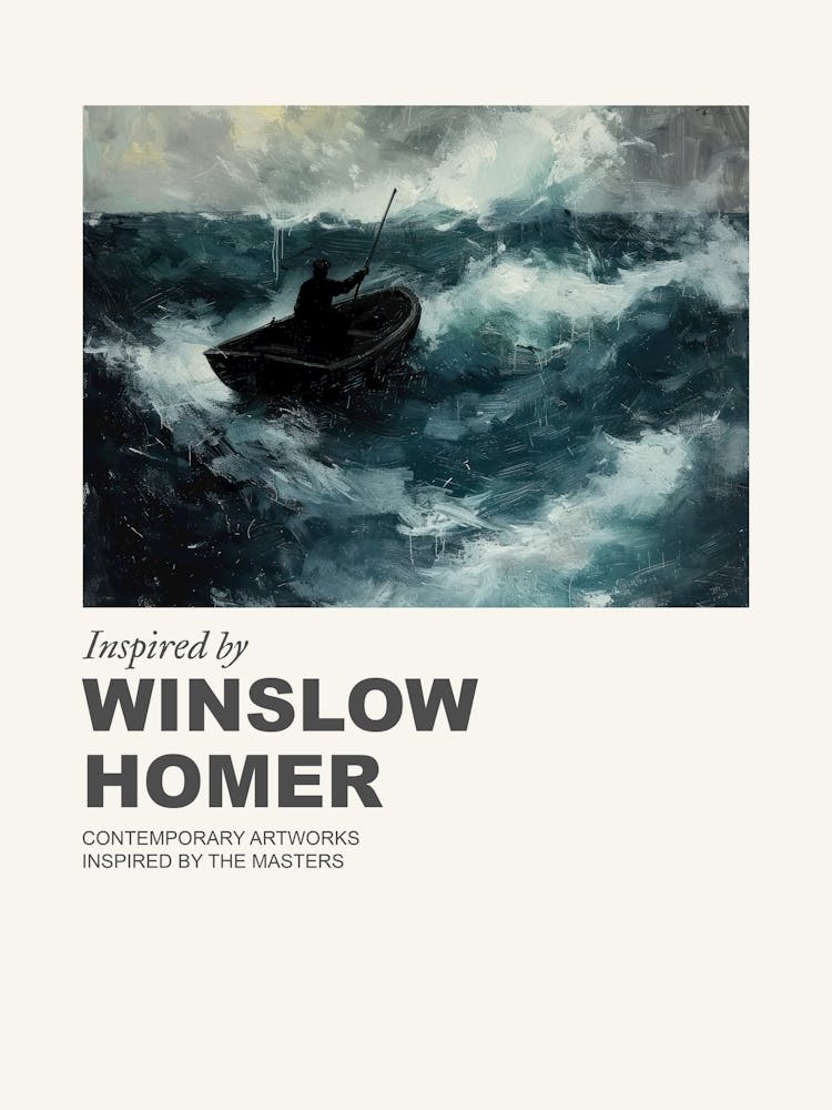 Museum Poster Inspired By Winslow Homer 3