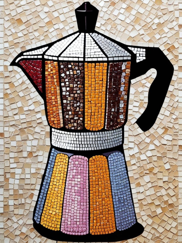 Mosaic Coffee Pot 2