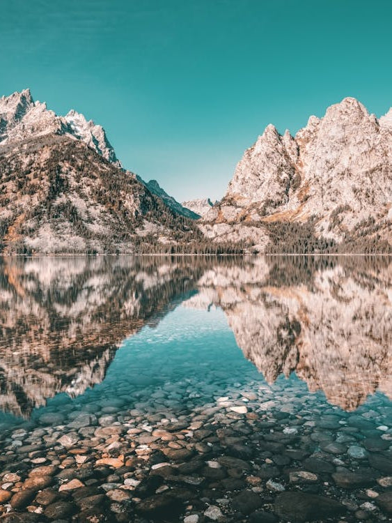 Dreaming Of The Tetons - Mountain Lake