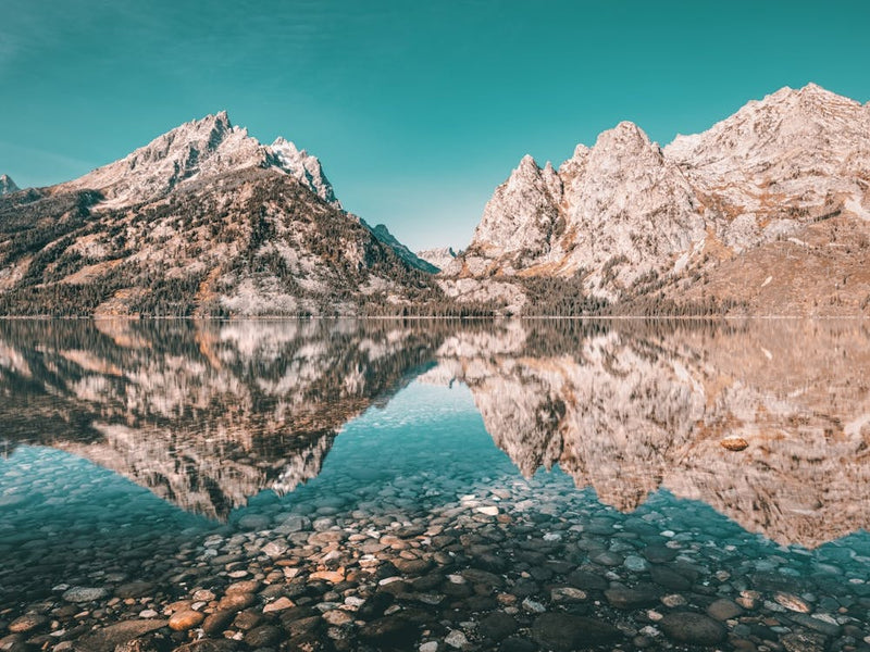Dreaming Of The Tetons - Mountain Lake