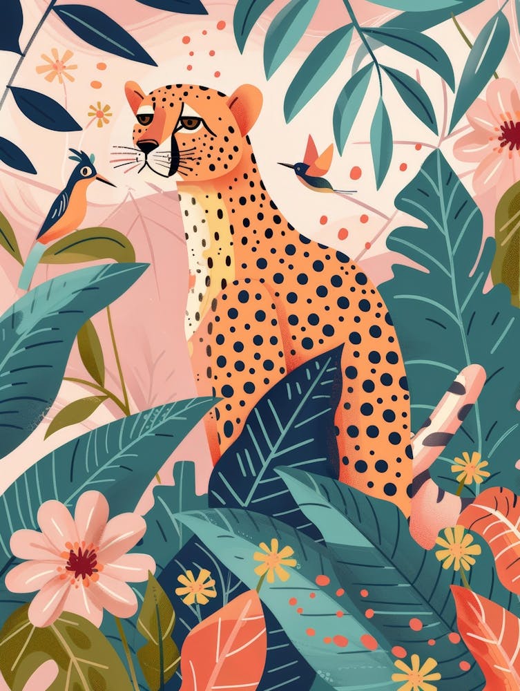 Cheetah In The Jungle 3