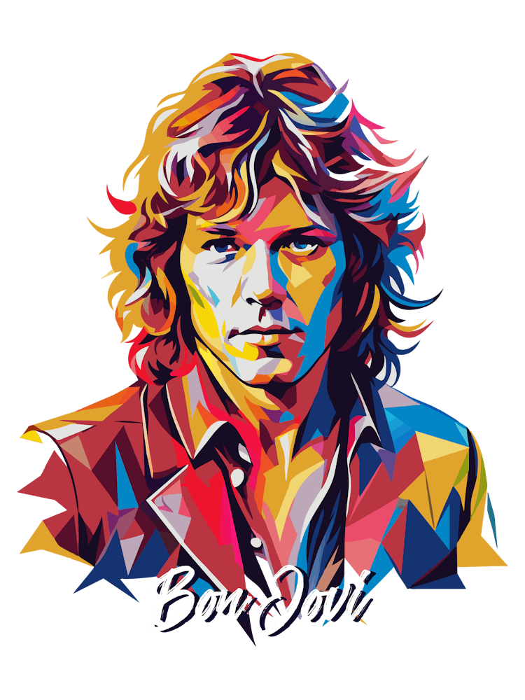 Bon Jovi 02 Portrait Music WPAP Pop Art