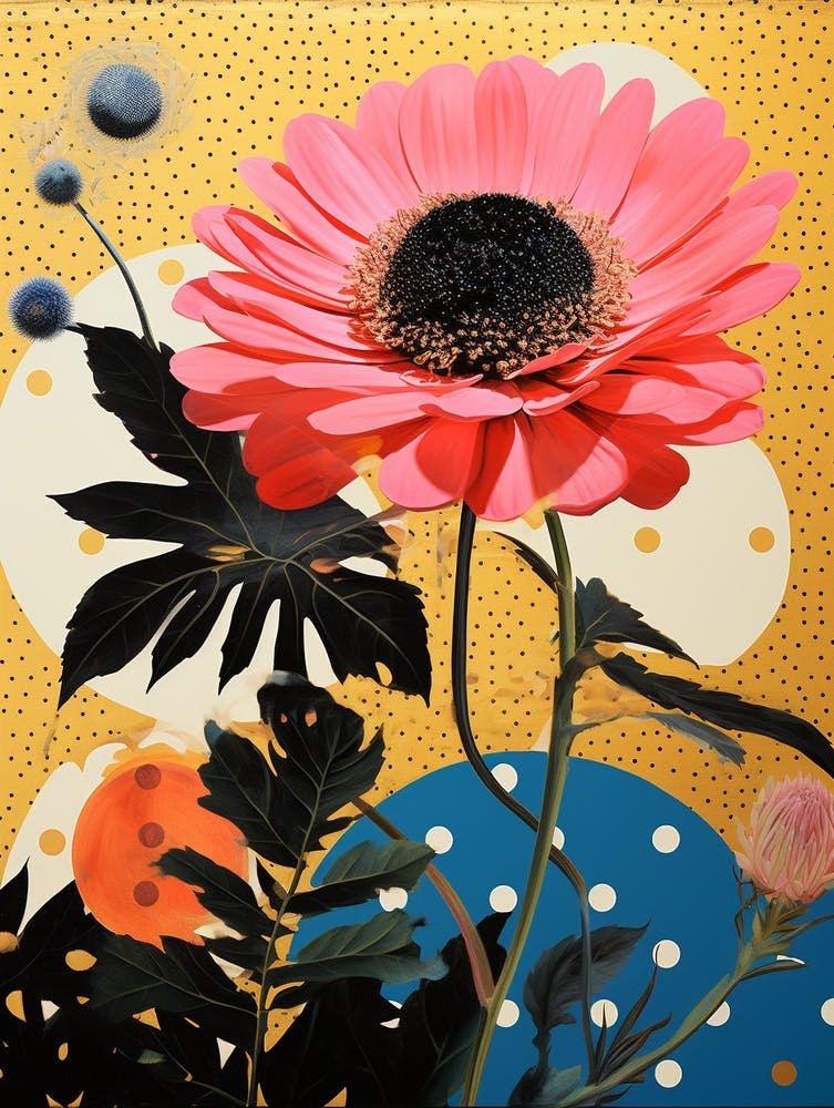 Surreal Florals Daisy 1 Flower Painting