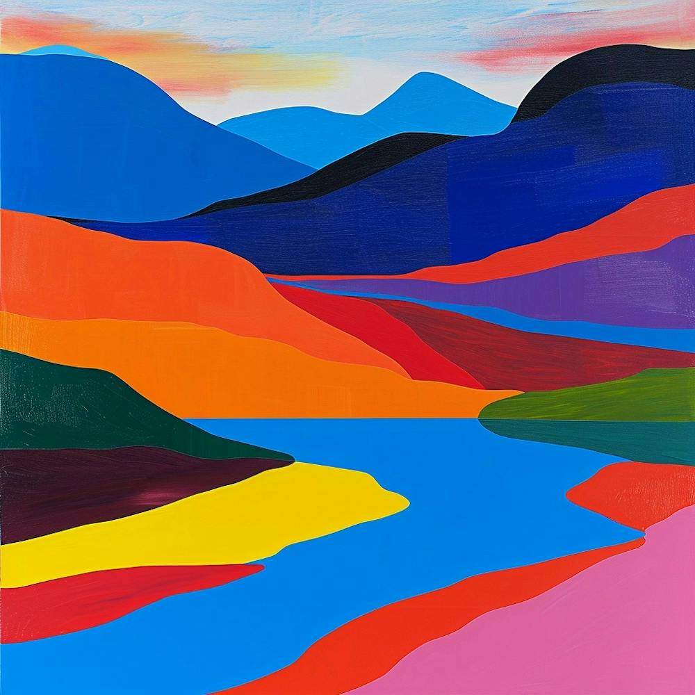 Colourful Abstract Abisko National Park Sweden 4