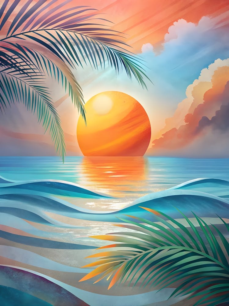 Sunset At The Beach 38