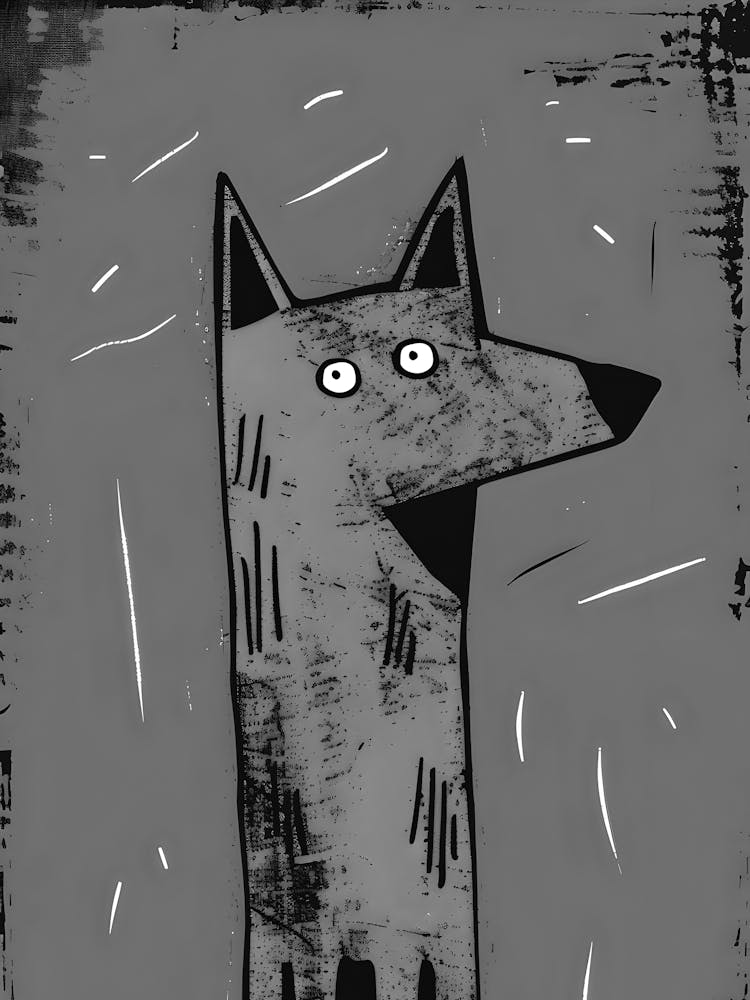 Wolf In The Snow