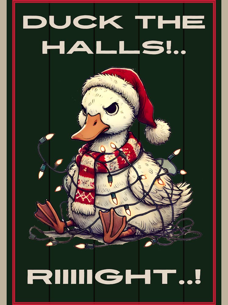 Grumpy Duck Christmas
