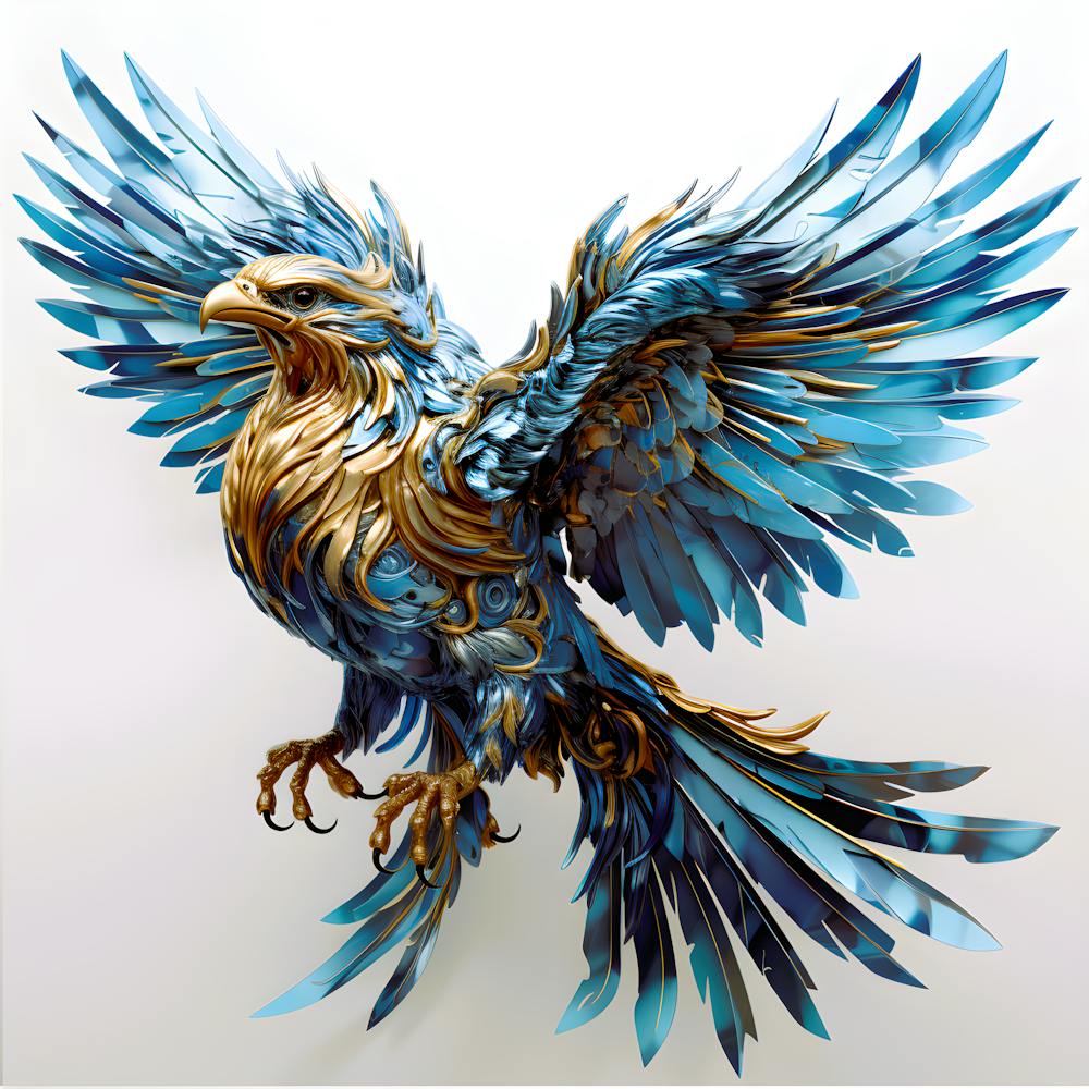Radiant Plumes Bird In Color