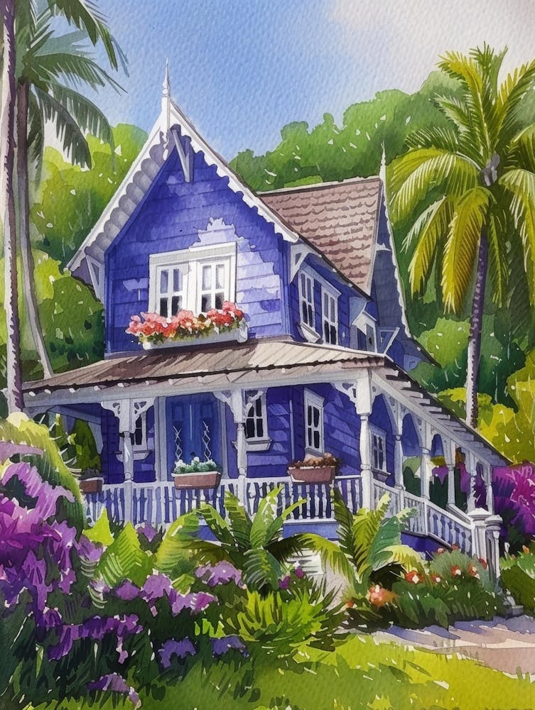 Maison Bleue 10