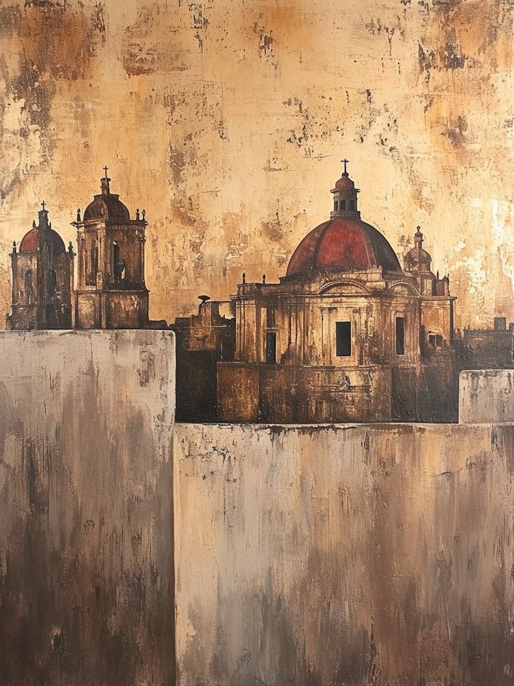 Kitsch Mexico City Painting 4