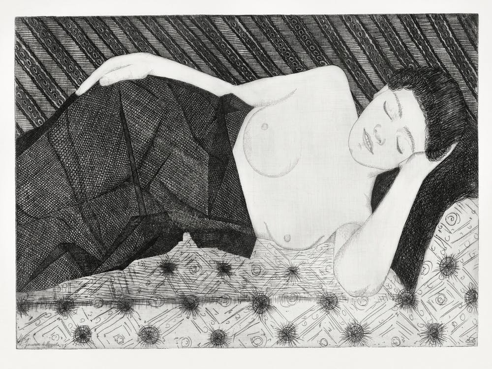 Sleeping Figure (Slapende Figuur) (1917), Samuel Jessurun