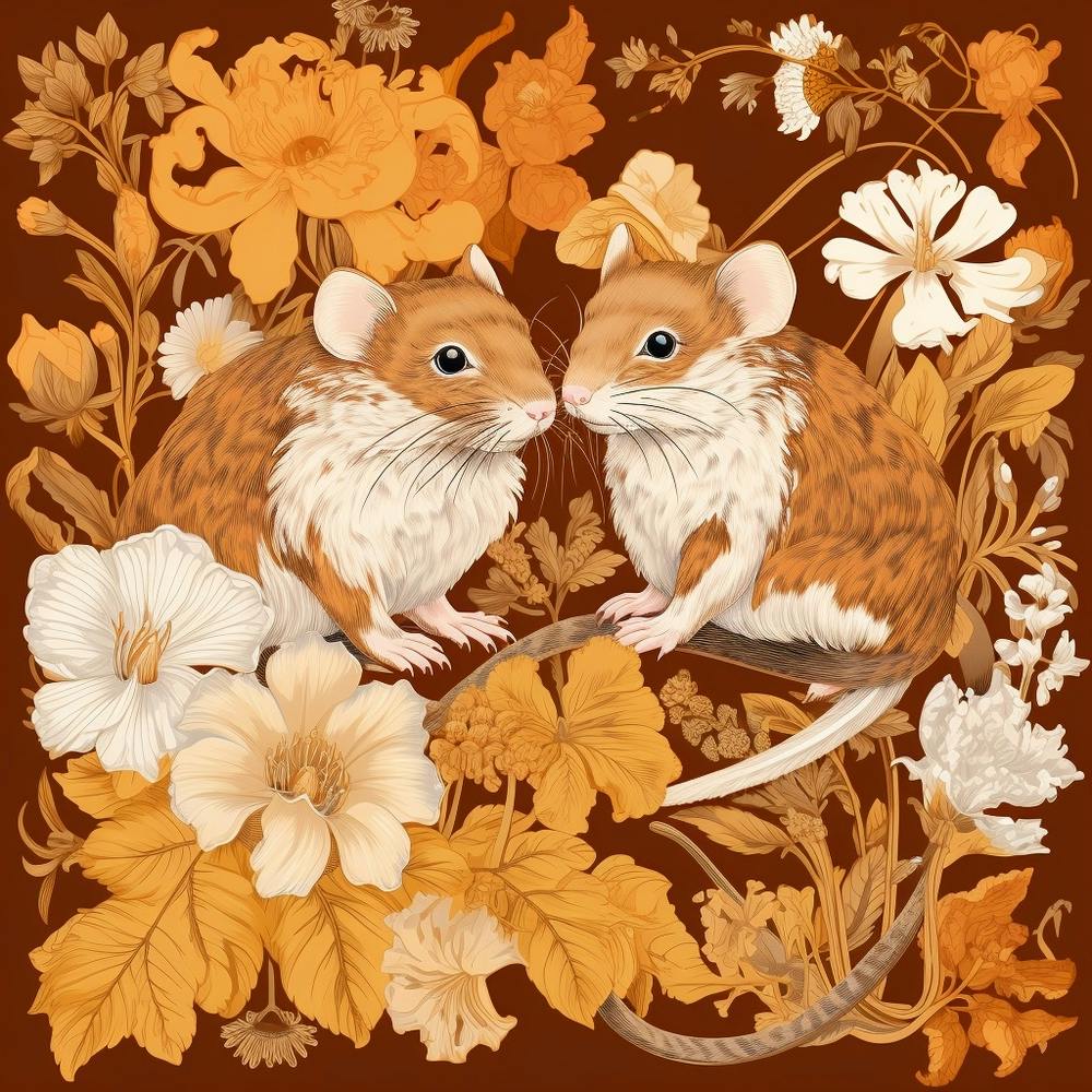 Fall Foliage Mouse Square 3