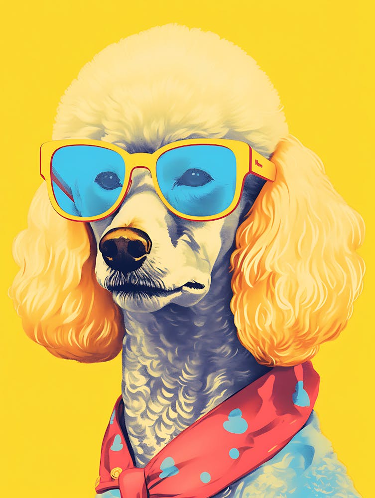 Poodle In Sunglasses