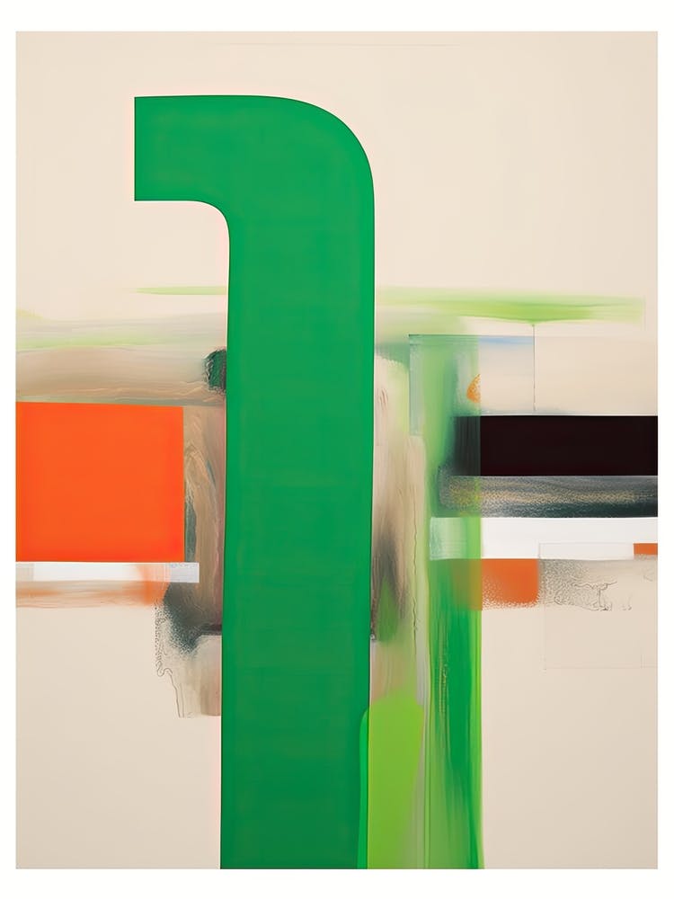 Green Abstract Painting 2